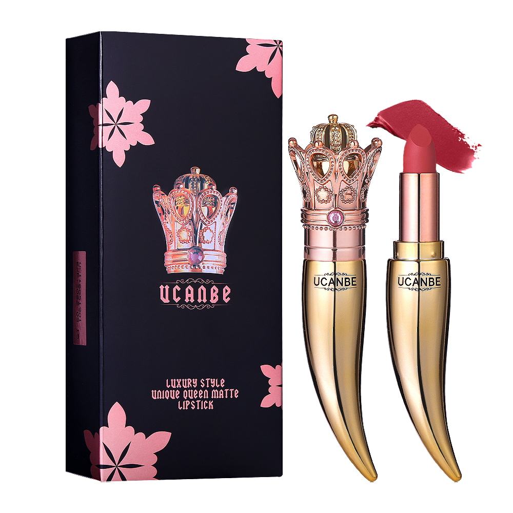 UCANBE Fashion Matte Lipstick Set Luxury Queen Crown Creamy Lip Stick Gentle Pink Nude Lips Makeup Waterproof Lasting Cosmetics 2.6G, 1#
UCANBE Fashion Matte Lipstick Set Luxury Queen Crown Creamy Lip Stick Gentle Pink Nude Lips Makeup Waterproof Lasting Cosmetics 2.6G, 1#
