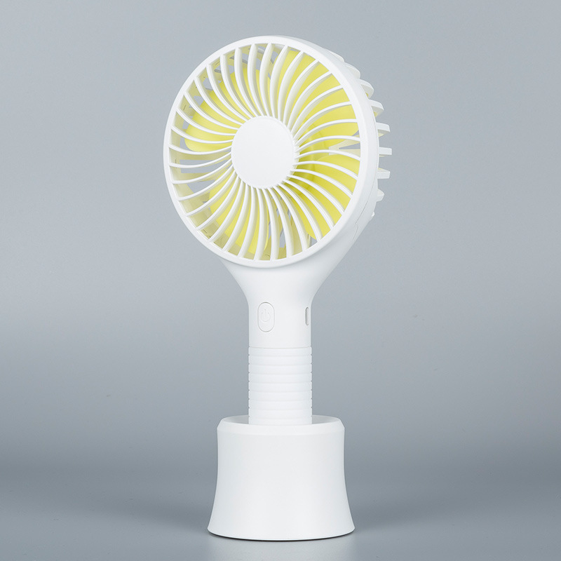 Handheld Fan Portable Mini Hand Held Fan with USB Rechargeable 3 Speed Personal Desk for Home Office Travel in Box