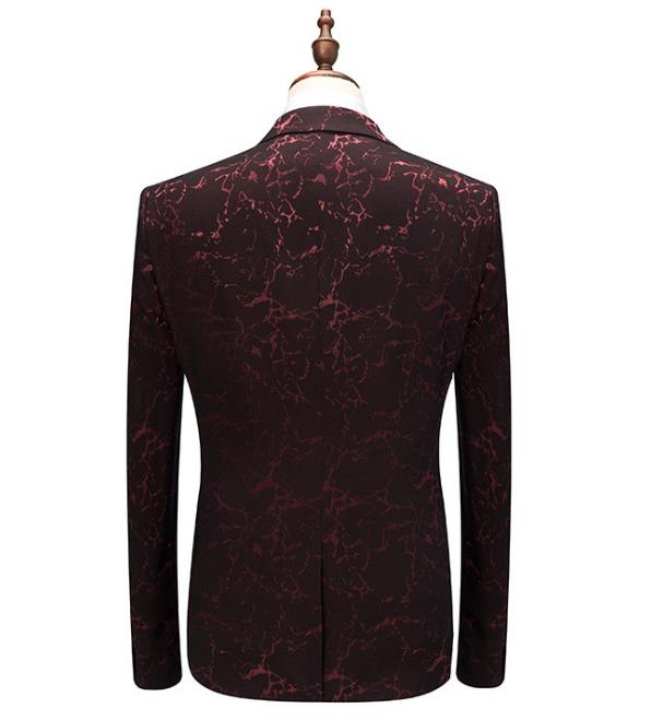 Fashion Groom Tuxedos 2019 Jacquard Wedding Pants Coat Design Best Man Blazer Men Suits Prom Party Dress Suit Custom (Jacket+Pants+Vest)