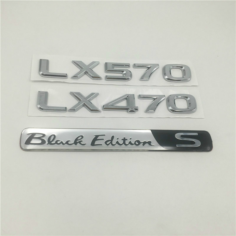 Car 3D Stickers For Lexus LX470 LX570 Black Edition S Emblem Rear Back Tail Script LX 470 570, Abs
Car 3D Stickers For Lexus LX470 LX570 Black Edition S Emblem Rear Back Tail Script LX 470 570, Abs