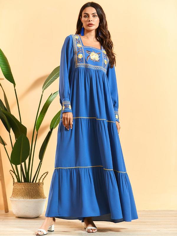 ramadan robe Women Arabic Ethnic floral embroidery bohemian dress muslim abaya dress islamic kaftan abaya dubai
ramadan robe Women Arabic Ethnic floral embroidery bohemian dress muslim abaya dress islamic kaftan abaya dubai