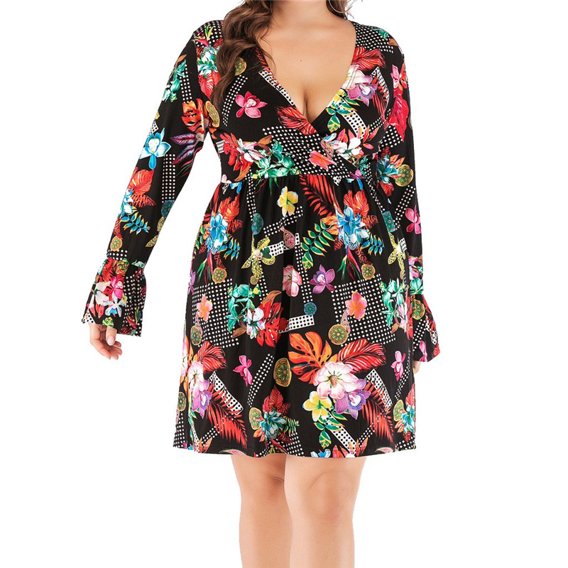 Dress Plus Size Women Floral Print Short Sleeve Vintage Long Maxi Dress Belt Ladies Shirt 2020 NEW Women Plus Size, As pic
Dress Plus Size Women Floral Print Short Sleeve Vintage Long Maxi Dress Belt Ladies Shirt 2020 NEW Women Plus Size, As pic