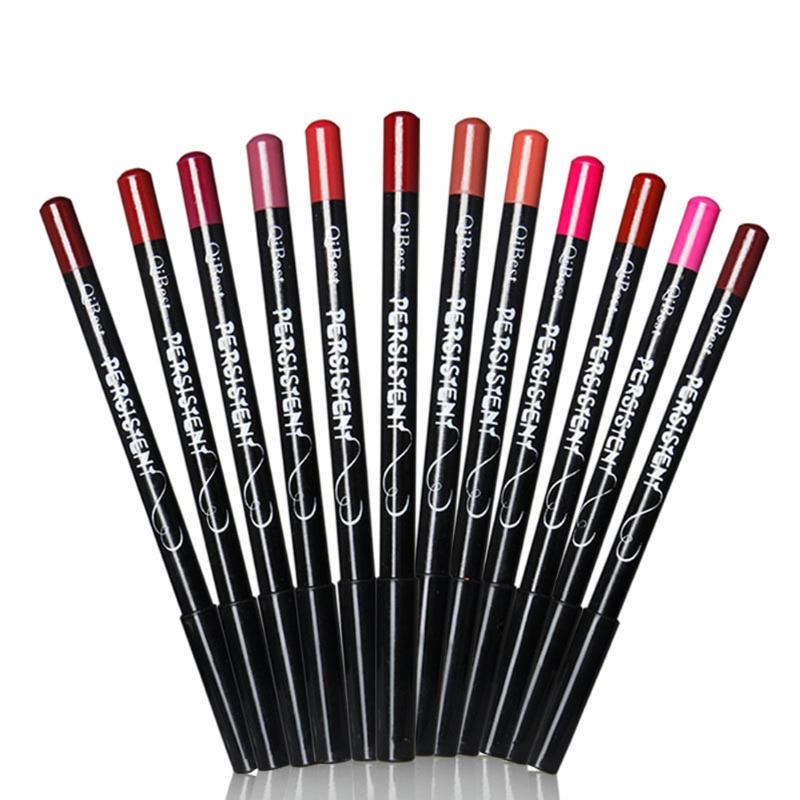 12pcs Portable Black Handle Plumping Shaping Lining Long Lasting Smooth Waterproof Fashion Makeup Tool Lip Liner Set, Mixed color
12pcs Portable Black Handle Plumping Shaping Lining Long Lasting Smooth Waterproof Fashion Makeup Tool Lip Liner Set, Mixed color