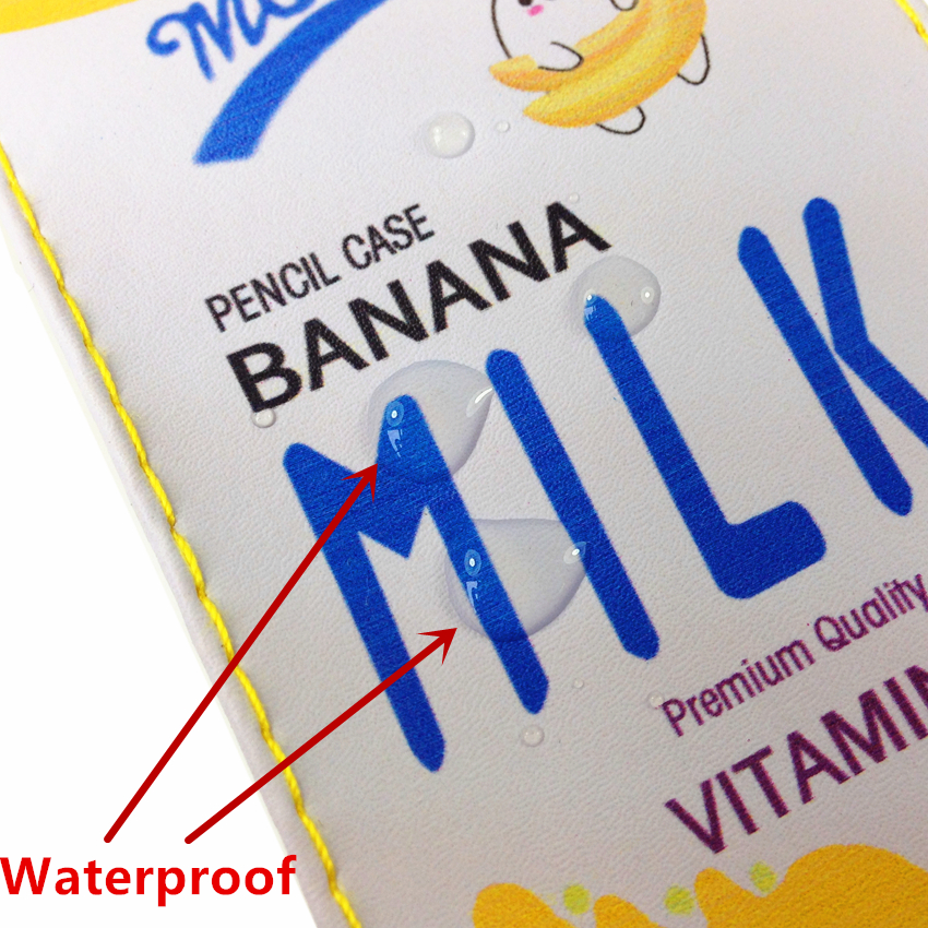 10pcslot Kawaii milk box design Large capacity Waterproof PU Pencil Case Novetly pencil bag Cosmetic bag Nice gift for kids17970286