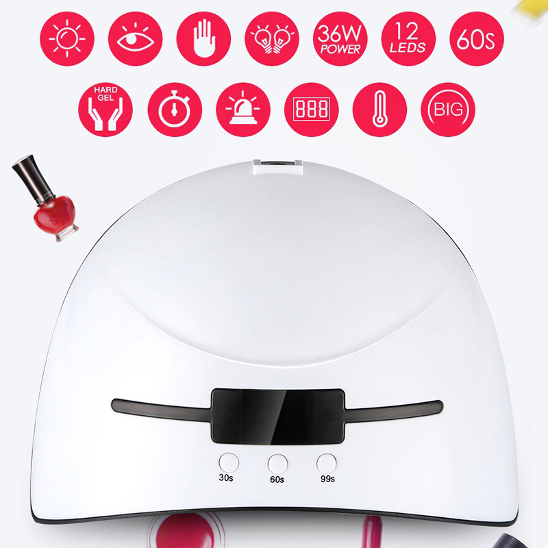 36 W USB LED Pro Nail Polish Dryer UV Gel Acrylic Manicure Timer Nail Gel Polish Lamp Tools, Without display
36 W USB LED Pro Nail Polish Dryer UV Gel Acrylic Manicure Timer Nail Gel Polish Lamp Tools, Without display