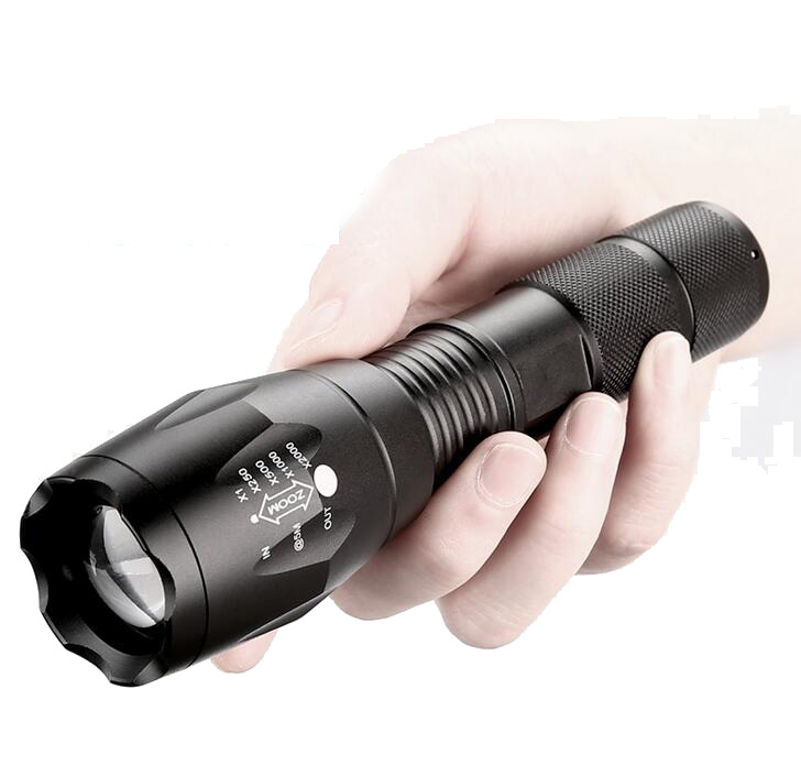Camping Outdoot Emergency Flashlights High Lumen Tactical Flashlight Zoomable Water Resistant Handheld Light, Black
Camping Outdoot Emergency Flashlights High Lumen Tactical Flashlight Zoomable Water Resistant Handheld Light, Black