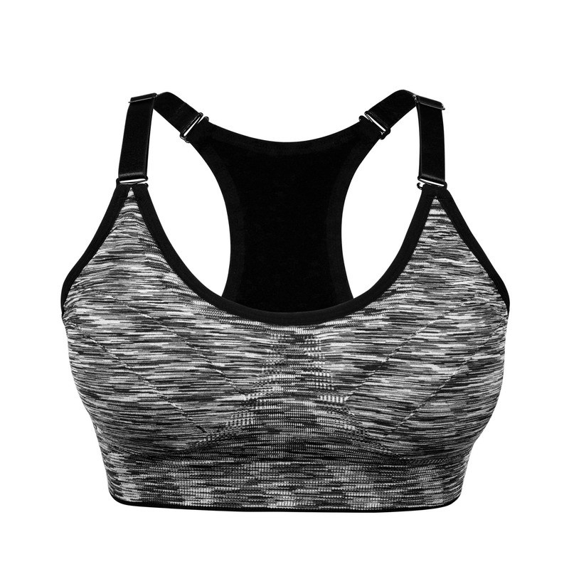 VEQKING Sports Shirt for FitnessSegment Dyeing Quick Dry Fitness Yoga Sports BraWomen Running Gym Tshirts Sports Top S M L