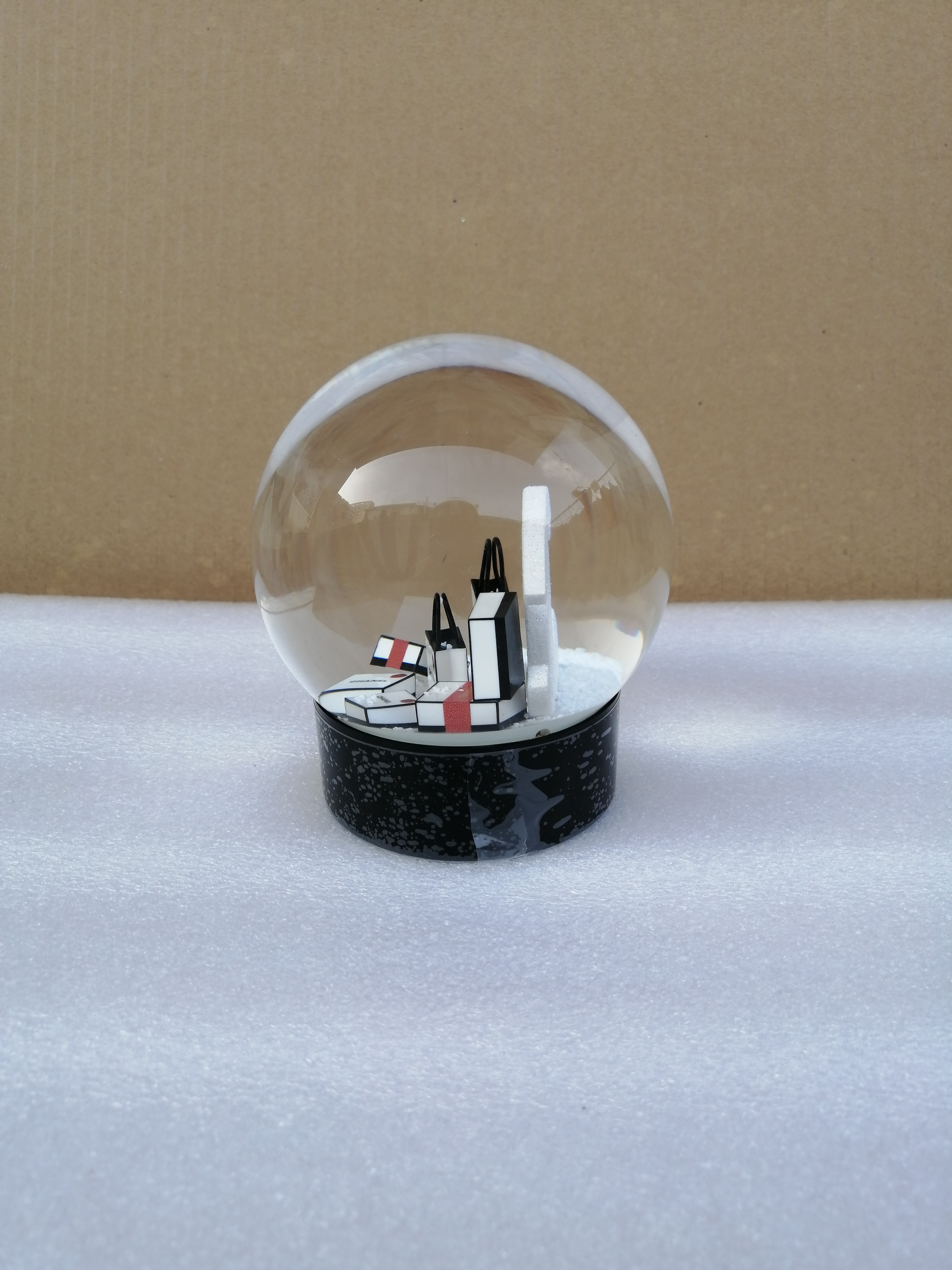 CC Snow Globe Classics Letters Decorate Crystal Ball With Box Limited Gift For VIP Customer