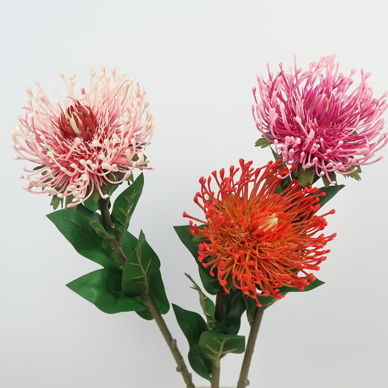 73CM Artificial Plastic Pincushion Flower Branch King Protea Faux Tropical Flower Plant DIY Wedding Bride Bouquet Home Decor, Pink
73CM Artificial Plastic Pincushion Flower Branch King Protea Faux Tropical Flower Plant DIY Wedding Bride Bouquet Home Decor, Pink
