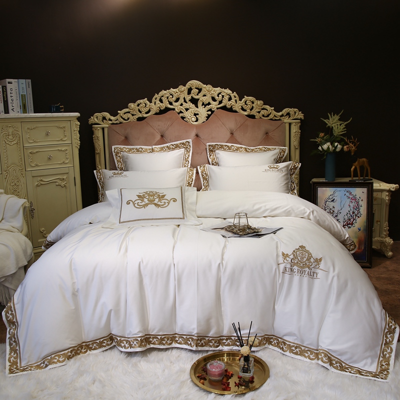 Luxury 1000TC egyptian cotton Queen King Bedding Set 4/7pcs Bed cover Bedsheet Duvet Cover High-end sample room Bed set
Luxury 1000TC egyptian cotton Queen King Bedding Set 4/7pcs Bed cover Bedsheet Duvet Cover High-end sample room Bed set