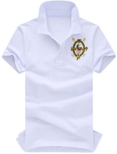 Hot Sale Classic Men Solid Polo Shirts Big Horse Embroidery USA Golf Polos Short Sleeve Cotton American T-Shirt White Red Green S-XXL, White;black
Hot Sale Classic Men Solid Polo Shirts Big Horse Embroidery USA Golf Polos Short Sleeve Cotton American T-Shirt White Red Green S-XXL, White;black