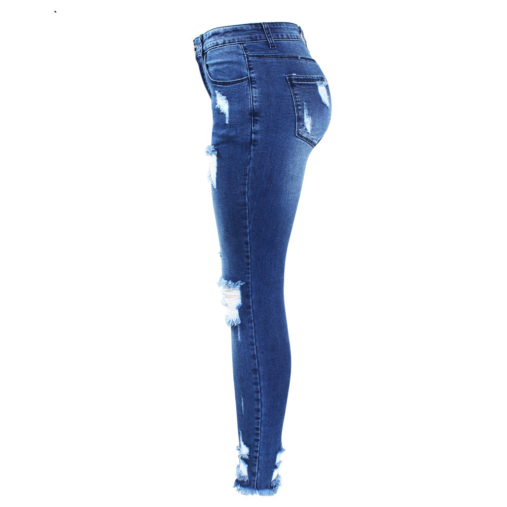 Fashion New Ultra Stretchy Blue Tassel Ripped Jeans Woman Denim Pants Trousers Hot Sale Women Pencil Skinny Zipper Fly Jeans
Fashion New Ultra Stretchy Blue Tassel Ripped Jeans Woman Denim Pants Trousers Hot Sale Women Pencil Skinny Zipper Fly Jeans