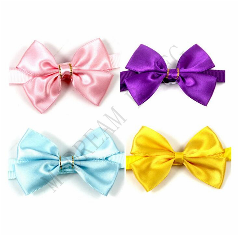 100 Colors Pets Necklace Adjustable Strap for Cat Collar Dogs Accessories Dog Tie Puppy Bow Ties Pet supplies