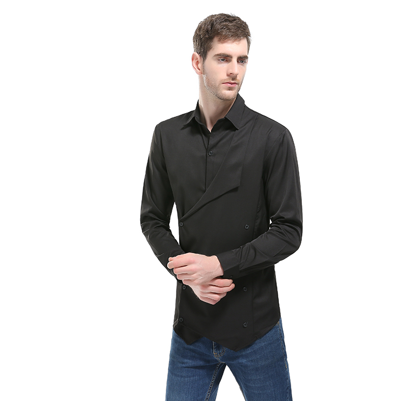 Men's Casual Shirts 2021 Mens Waistcoat Style Fake Two Piece Long Sleeve Pure Colors European American Designed Fashionable Blouse, Black
Men's Casual Shirts 2021 Mens Waistcoat Style Fake Two Piece Long Sleeve Pure Colors European American Designed Fashionable Blouse, Black
