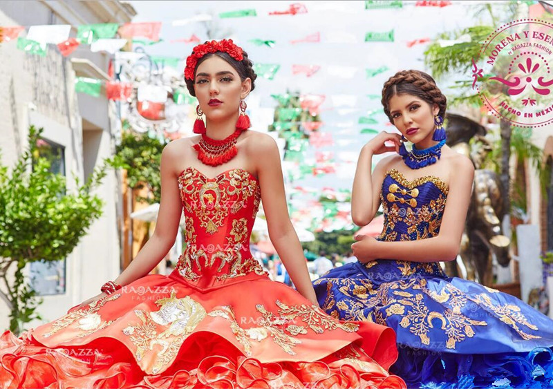 Luxury Royal Blue Ball Gown Quinceanera Dresses 2020 Gold Lace Embroidery Puffy Skirt Sweety 15 Girls vestidos de Quinceañera Dress