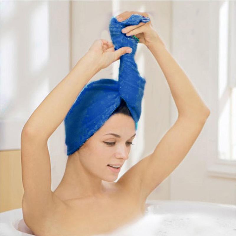 Microfiber Dry Hair Towel Cap Lady Bath Towel Quick Dry Hair Magic Drying Turban Wrap Shower Cap Bathing Hat Bathing Tools
Microfiber Dry Hair Towel Cap Lady Bath Towel Quick Dry Hair Magic Drying Turban Wrap Shower Cap Bathing Hat Bathing Tools