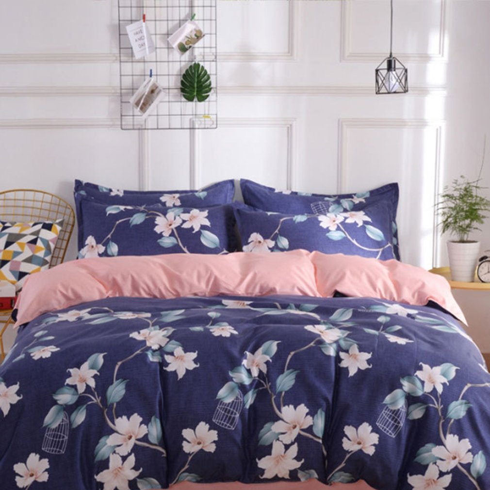 4pcs Bedding Set Modern Fashion Flower Printed Super Soft Washable Duvet Cover Bed Sheets Pillowcase Bed Supplies, Pink
4pcs Bedding Set Modern Fashion Flower Printed Super Soft Washable Duvet Cover Bed Sheets Pillowcase Bed Supplies, Pink