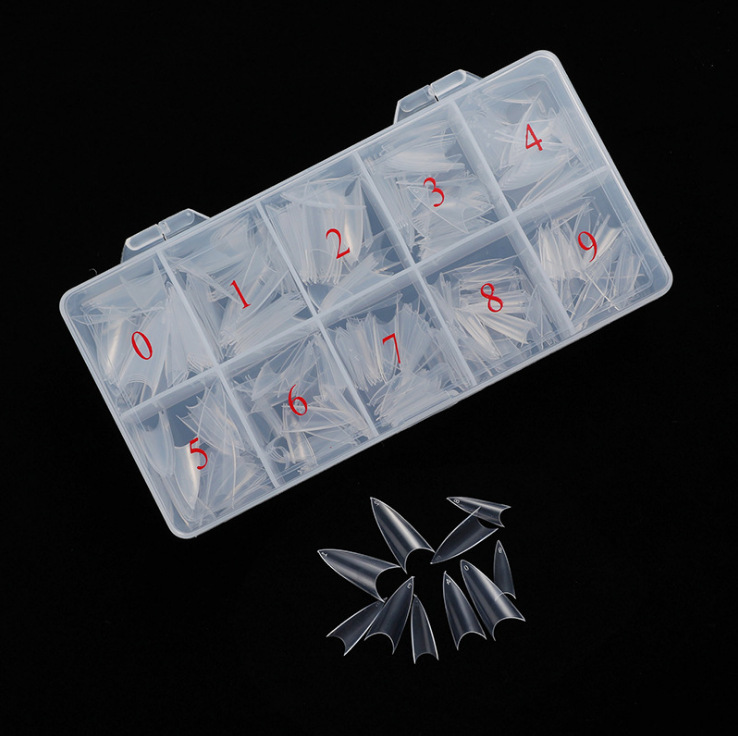 Box 500pcs Acrylic False Nail Tips White Natural Clear Sharp Pointed Stiletto Artificial salon Fake half Nail, Red;gold
Box 500pcs Acrylic False Nail Tips White Natural Clear Sharp Pointed Stiletto Artificial salon Fake half Nail, Red;gold