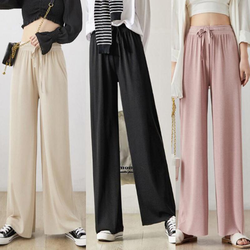 Fashion Summer Wide Leg Pants For Women Casual Elastic High Waist 2020 New Fashion Loose Long Pants Pleated Pant Trousers Femme, Beige
Fashion Summer Wide Leg Pants For Women Casual Elastic High Waist 2020 New Fashion Loose Long Pants Pleated Pant Trousers Femme, Beige