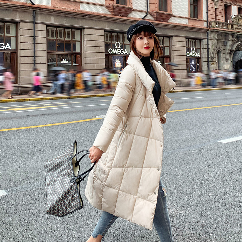 2019 Long Stand Collar Parka Fashion Women Winter Jacket Cotton Padded Warm Thicken Ladies Long Loose Coats Parka Womens Jackets, Beige
2019 Long Stand Collar Parka Fashion Women Winter Jacket Cotton Padded Warm Thicken Ladies Long Loose Coats Parka Womens Jackets, Beige