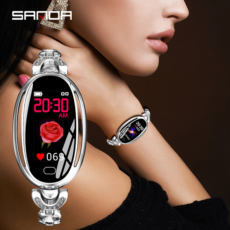 SANDA E68 Women New Oval Smart Digital Watch Female Rose Gold Jewelry Call Reminder Heart Rate Watches Calorie Beauty Wristwatch V191217
SANDA E68 Women New Oval Smart Digital Watch Female Rose Gold Jewelry Call Reminder Heart Rate Watches Calorie Beauty Wristwatch V191217