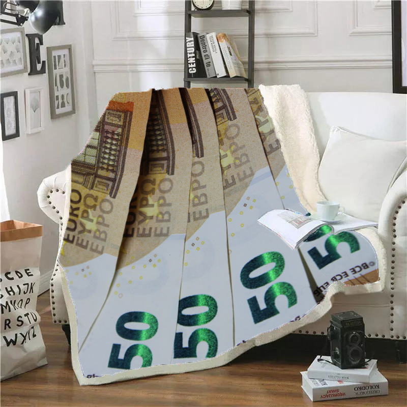 Hot Selling!!! Euro Dollar pattern home sofa blanket, bed quilt and outdoor travel blanket
Hot Selling!!! Euro Dollar pattern home sofa blanket, bed quilt and outdoor travel blanket
