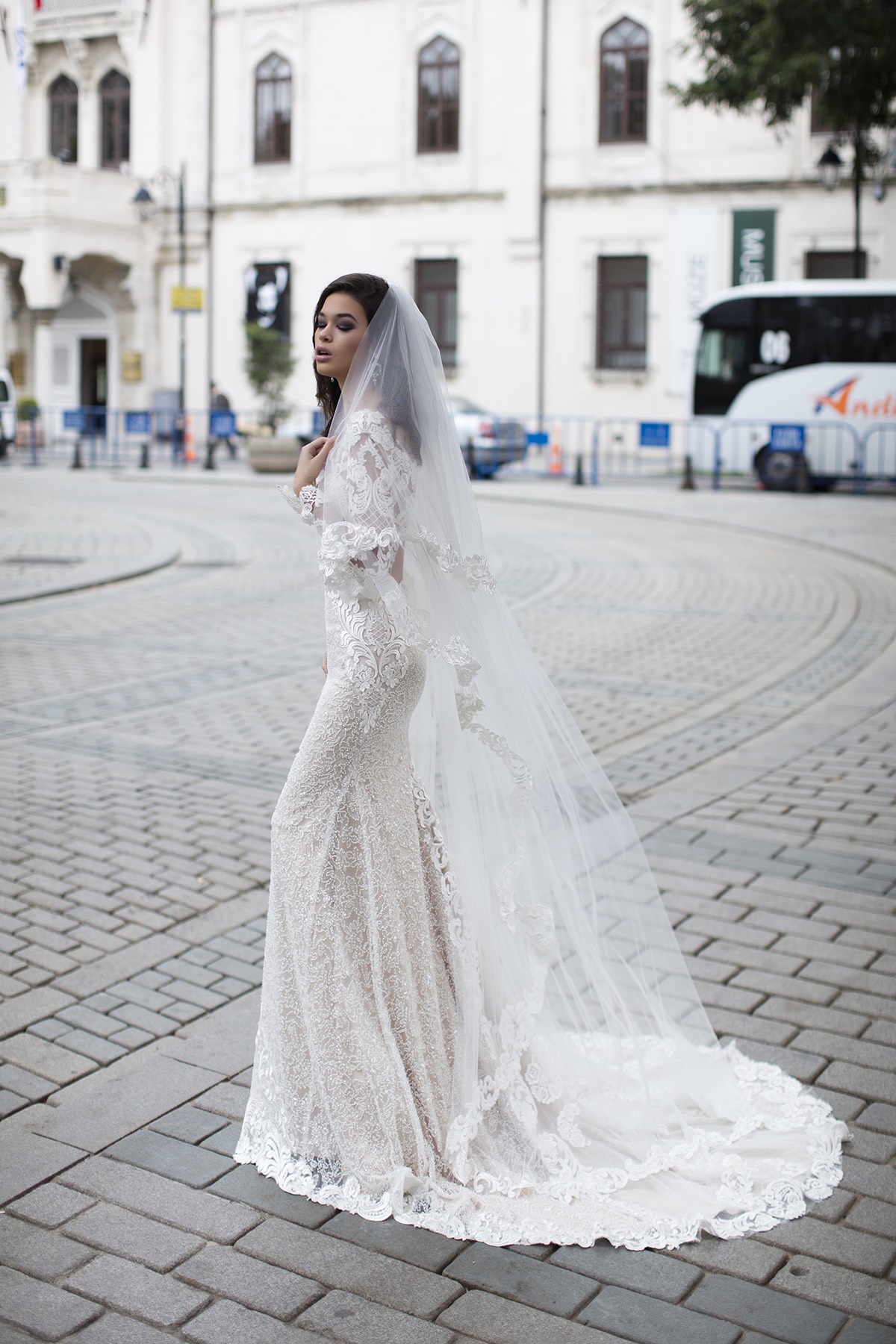 2019 Gorgeous Mermaid Wedding Dresses Lace Applique Hollow Back Sweep Train Country Wedding Dress Custom Made Illusion Vestidos De Novia