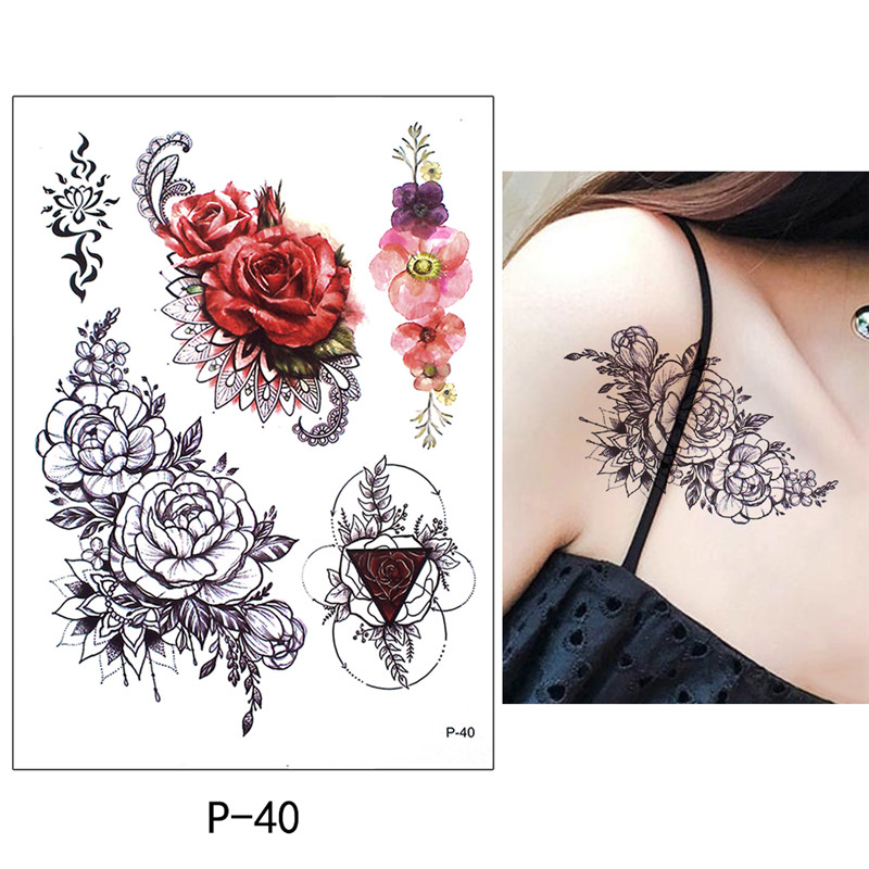 Temporary Body Art Flash Tattoo Sticker 17*10cm Waterproof Tatoo Henna Beauty Makeup Tools Bikini Decoration
Temporary Body Art Flash Tattoo Sticker 17*10cm Waterproof Tatoo Henna Beauty Makeup Tools Bikini Decoration