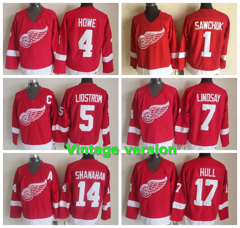 Detroit Red Wings Vintage version jerseys 9 HOWE 19 YZERMAN 13 DATSYUK 24 CHELIOS 5 LIDSTROM CCM authentic fashion Hockey jerseys, Black;red
Detroit Red Wings Vintage version jerseys 9 HOWE 19 YZERMAN 13 DATSYUK 24 CHELIOS 5 LIDSTROM CCM authentic fashion Hockey jerseys, Black;red