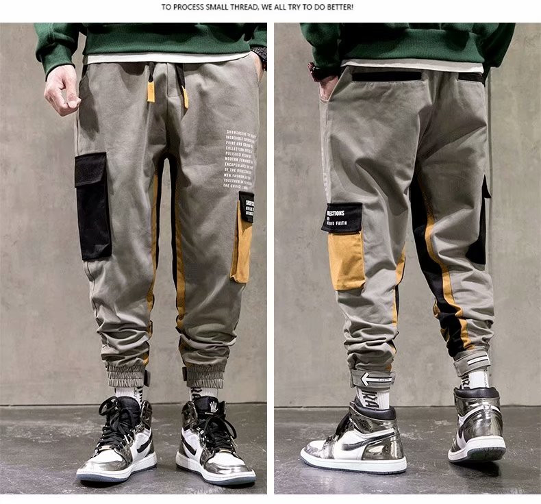 New Men's Casual Pants High quality Fitness Sports Elastic Waist Big pocket Cargo pants Men Jogging Street attire Long Men, 0153 black
New Men's Casual Pants High quality Fitness Sports Elastic Waist Big pocket Cargo pants Men Jogging Street attire Long Men, 0153 black