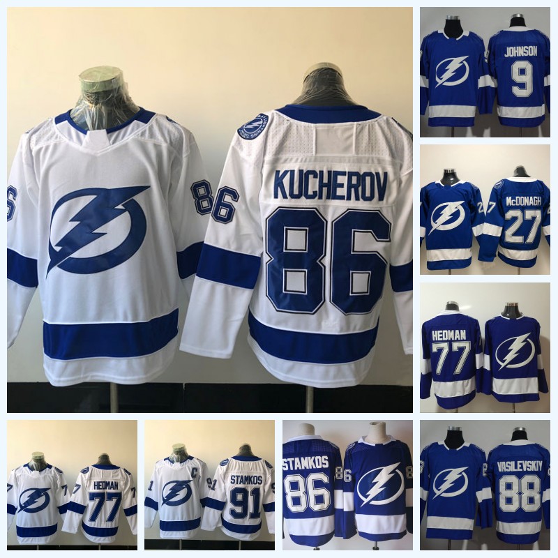 Stitched 86 Nikita Kucherov 88 Andrei Vasilevskiy 27 Ryan McDonagh 9 Tyler Johnson 77 Victor Hedman Ice Hockey Jersey, Black;red
Stitched 86 Nikita Kucherov 88 Andrei Vasilevskiy 27 Ryan McDonagh 9 Tyler Johnson 77 Victor Hedman Ice Hockey Jersey, Black;red