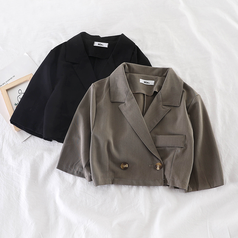Jacket Short Chic Handsome Cool High Waist Ins Super Hot Loose Small Suit Woven Fabric Solid Turn-down Collar, Pink long sleeve
Jacket Short Chic Handsome Cool High Waist Ins Super Hot Loose Small Suit Woven Fabric Solid Turn-down Collar, Pink long sleeve