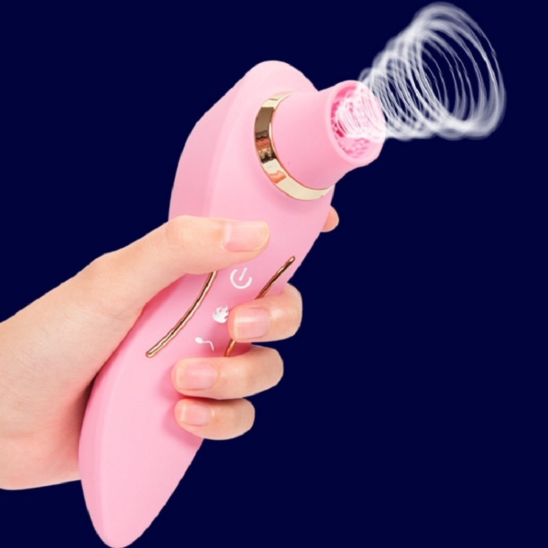 Heating Licking Tongue Vibrator Oral Clit Sucker Masturbator Vagina Stimulator Nipple Sucking On Clitoris Sex Toys For Women Y200616