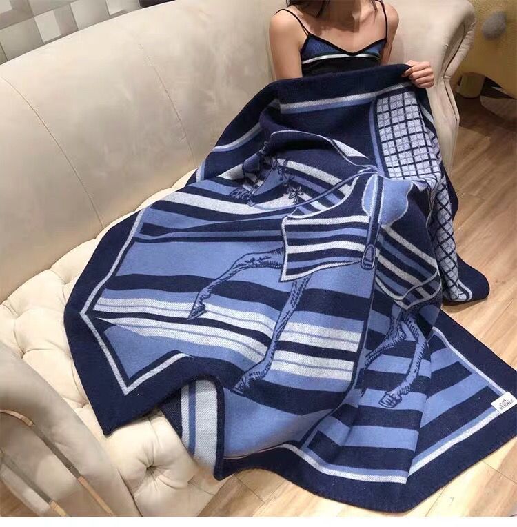 Signature H luxury Throw Cashmere wool Carriage pattern blanket Home Travel Outdoor Warm Blankets 170*140cm Christmas Creative gift от DHgate WW