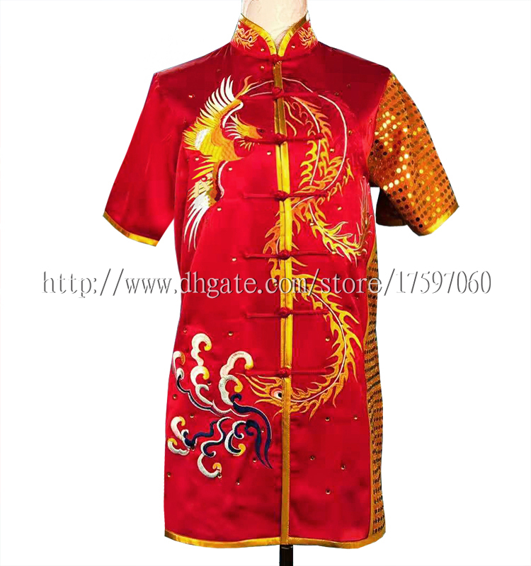 Chinese Wushu uniform Kungfu clothes taolu outfit Martial arts outfit changquan garment Routine kimono for men women boy girl chil
