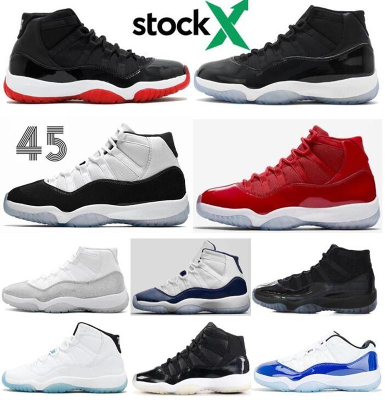High Quality 11 Bred Space Jam Concord Metallic Silver Basketball Shoes Men Women 11s Cap And Gown Gym Red 72-10 Sneakers With Box
High Quality 11 Bred Space Jam Concord Metallic Silver Basketball Shoes Men Women 11s Cap And Gown Gym Red 72-10 Sneakers With Box