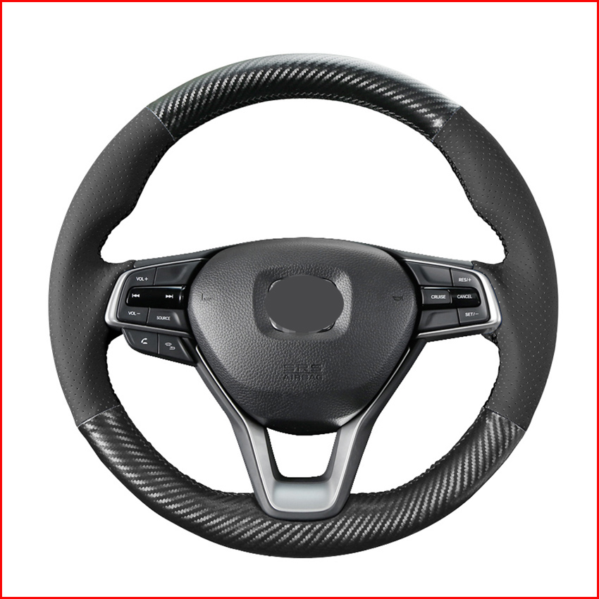 Black PU Carbon Fiber Steering Wheel Cover for Honda Accord 10 2018 2019 Insight 2019
Black PU Carbon Fiber Steering Wheel Cover for Honda Accord 10 2018 2019 Insight 2019