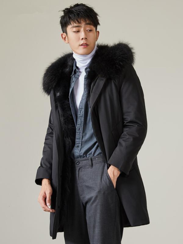 Natural Real Raccoon Coat Fur Parka Winter Jacket Men Streetwear Warm Parkas Plus Size Jackets Manteau MG-27-280202 MY2024, Black
Natural Real Raccoon Coat Fur Parka Winter Jacket Men Streetwear Warm Parkas Plus Size Jackets Manteau MG-27-280202 MY2024, Black