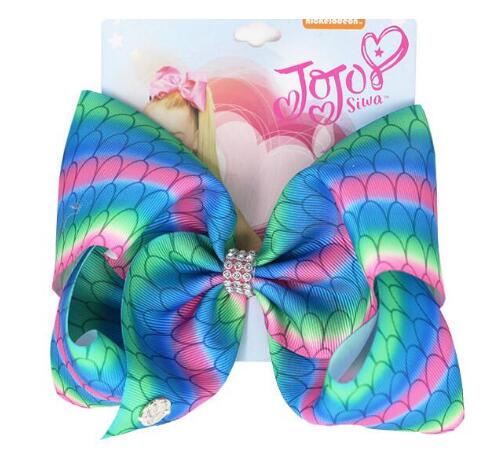 Drop shipping jojo swia Rainbow 8inch Mermaid Hair Bow hair clip For Girls Handmade Fish Scales Children bowknot Party Hair Accessorie 18pcs, Color 1
Drop shipping jojo swia Rainbow 8inch Mermaid Hair Bow hair clip For Girls Handmade Fish Scales Children bowknot Party Hair Accessorie 18pcs, Color 1