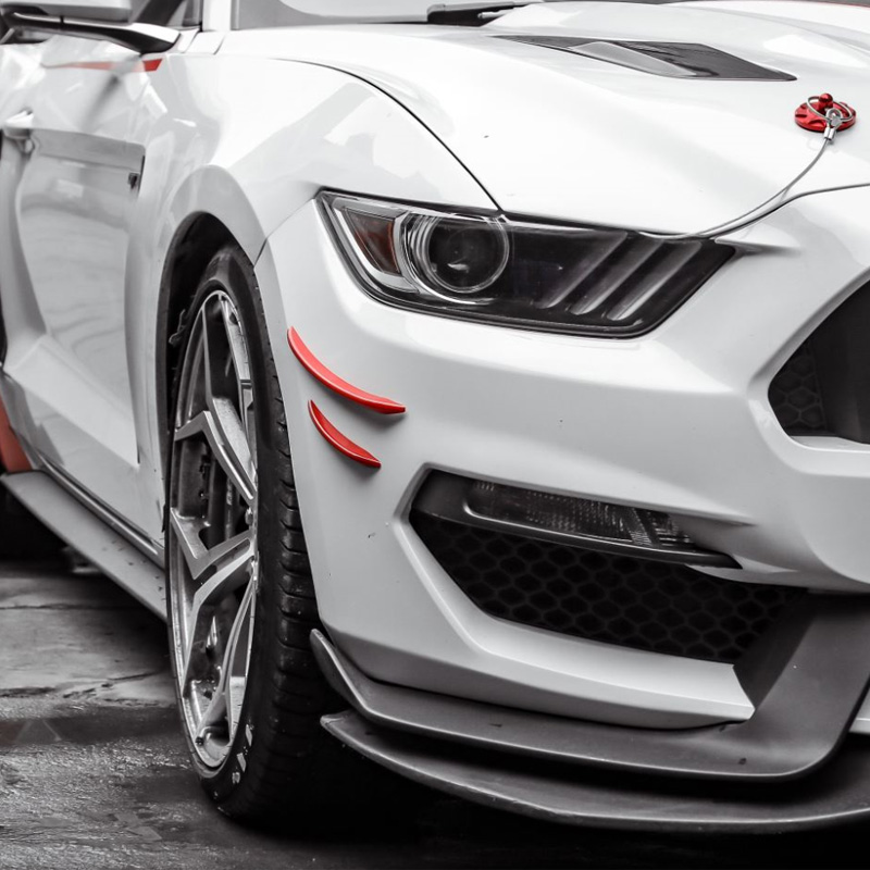 4Color ABS Small Wind Knife Decorative Strip For Ford Mustang 2015+ Car High Quality Exterior Accessories
