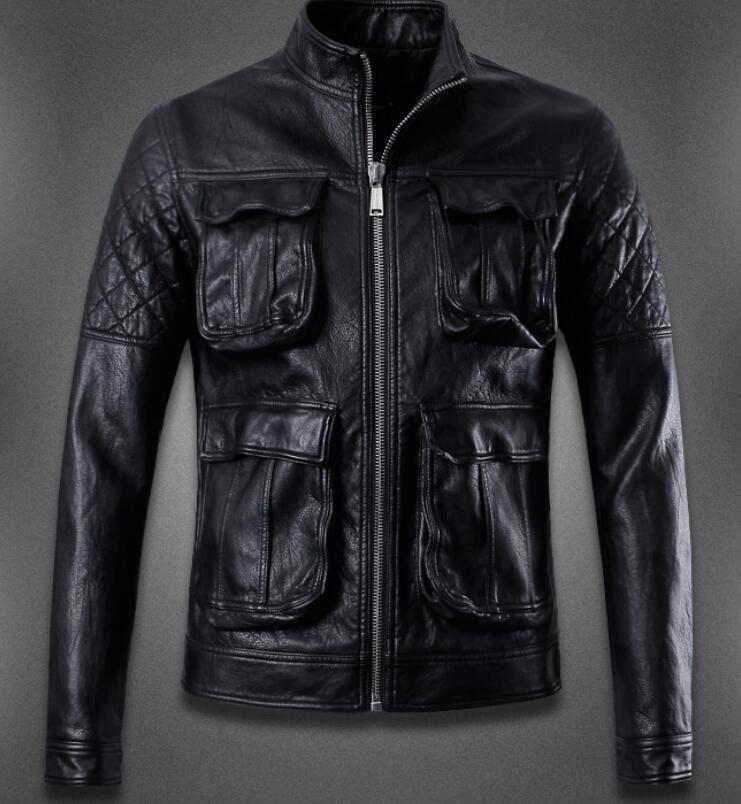 3XL HOT 2019 Spring and Autumn Men's New Fashion Jacke Personalized Simple four-legged collar locomotive PU jacket, Black
3XL HOT 2019 Spring and Autumn Men's New Fashion Jacke Personalized Simple four-legged collar locomotive PU jacket, Black