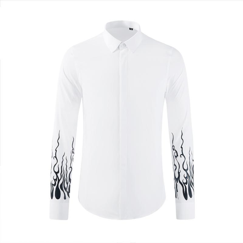 Minglu White Mens Shirts Luxury Long Sleeve Individuality Printed Casual Male Shirts Fashion Slim Fit Party Man 3xl
Minglu White Mens Shirts Luxury Long Sleeve Individuality Printed Casual Male Shirts Fashion Slim Fit Party Man 3xl