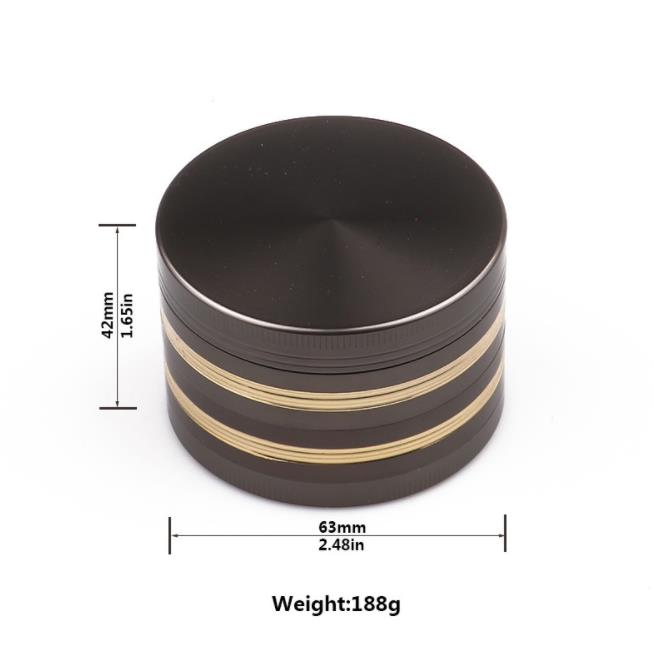 63MM Diameter Flat Top 4-Layer Metal Smoke Grinder Two Golden Sand Black Smoke Grinders in Phnom Penh
63MM Diameter Flat Top 4-Layer Metal Smoke Grinder Two Golden Sand Black Smoke Grinders in Phnom Penh