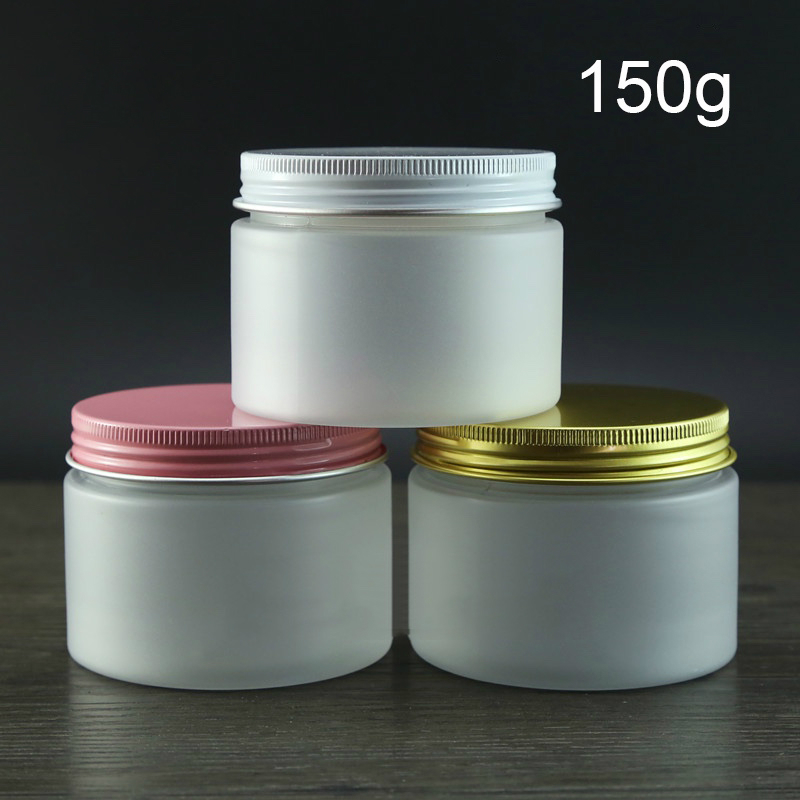 150g Matting Empty Cosmetic Container Body Lotion Plastic Jar Refillable Face Mask Lotion Candy Spice Packaging Free Shipping