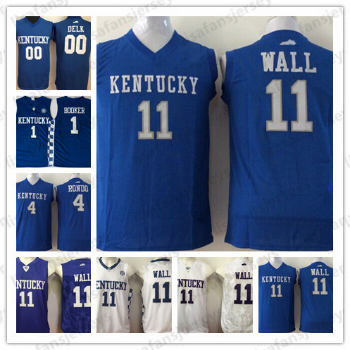 NCAA Kentucky Wildcats Basketball Jerseys 11 Wall 0 Delk 1 Booker 4 Rondo Stitched white blue College Basketball Hot Sale Jersey, Black
NCAA Kentucky Wildcats Basketball Jerseys 11 Wall 0 Delk 1 Booker 4 Rondo Stitched white blue College Basketball Hot Sale Jersey, Black