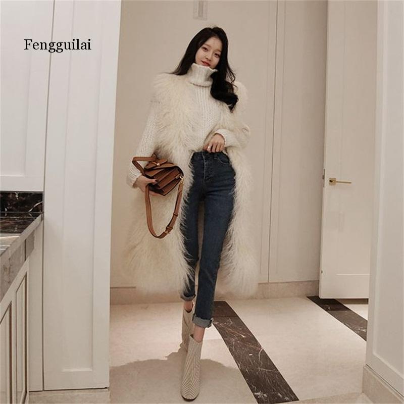 2019 Fashion Autumn Winter Warm Soft Women Faux Fur Coat Sleeveless White And Black Solid Long Fur Vest Female Jacket Plus Size, Beige
2019 Fashion Autumn Winter Warm Soft Women Faux Fur Coat Sleeveless White And Black Solid Long Fur Vest Female Jacket Plus Size, Beige