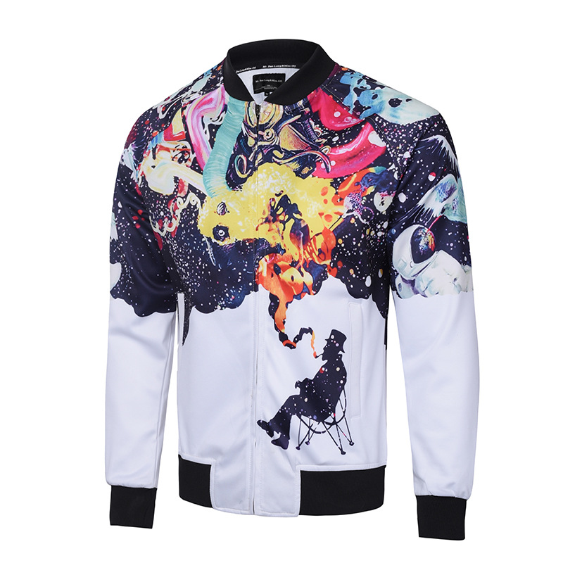 2020 New Arrival Mens Designer Jackets Fashion Slim Autumn Spring Men's Coat with Pattern Print Zipper Slim Clothing 3Colors -3XL Available, White1
2020 New Arrival Mens Designer Jackets Fashion Slim Autumn Spring Men's Coat with Pattern Print Zipper Slim Clothing 3Colors -3XL Available, White1