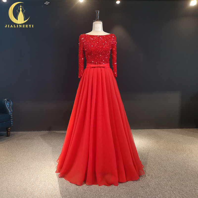 Rhine real Pictures Long sleeves Beads Crew neck floor length Formal dresses arabic evening dresses long, Beige
Rhine real Pictures Long sleeves Beads Crew neck floor length Formal dresses arabic evening dresses long, Beige