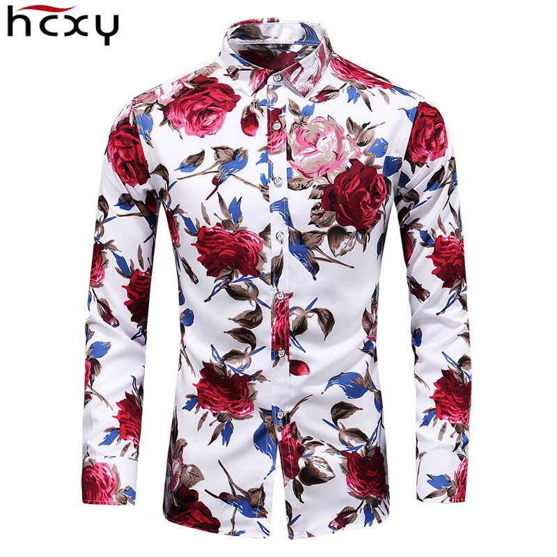 HCXY 2019 Spring Autumn Fashion Men's Casual Shirt Men Long sleeve Floral Printing Shirts Male Slim fit Plus Size 6XL 7XL, Black
HCXY 2019 Spring Autumn Fashion Men's Casual Shirt Men Long sleeve Floral Printing Shirts Male Slim fit Plus Size 6XL 7XL, Black