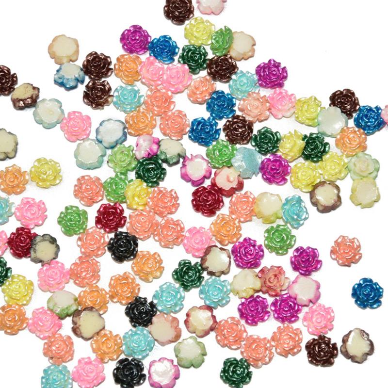 100Pcs/Bag White Mix Colorful Rose Flower Design 3D Nail Art Decorations Resin Studs Charms Jewelry DIY Acrylic Nail Tips PO/K8
100Pcs/Bag White Mix Colorful Rose Flower Design 3D Nail Art Decorations Resin Studs Charms Jewelry DIY Acrylic Nail Tips PO/K8